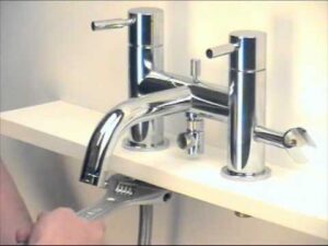 mixer-installation-in-bathroom
