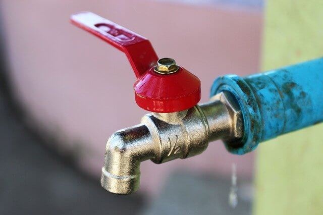 Turn off the main valve before rerouting plumbing in your home.