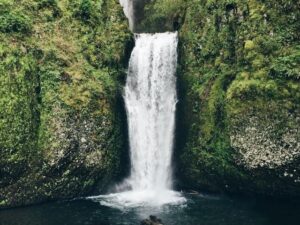 how to test water pressure in your house waterfall over green cliff
