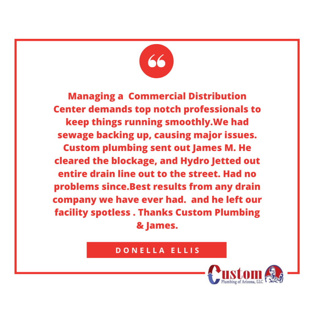 What is hydro-jetting from Custom Plumbing? What one customer says about us.