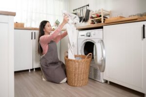 how to drain a washing machine